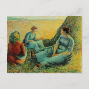 Camille Pissarro- Haymakers Resting Vykort
