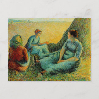 Camille Pissarro- Haymakers Resting Vykort
