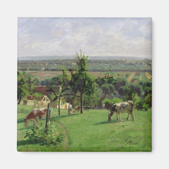 Camille Pissarro | Hillside of Vesinet, Yvelines, Magnet (Framsidan)