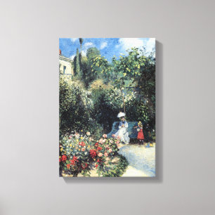 Camille Pissarro i Garden of Les Mathurins Canvastryck