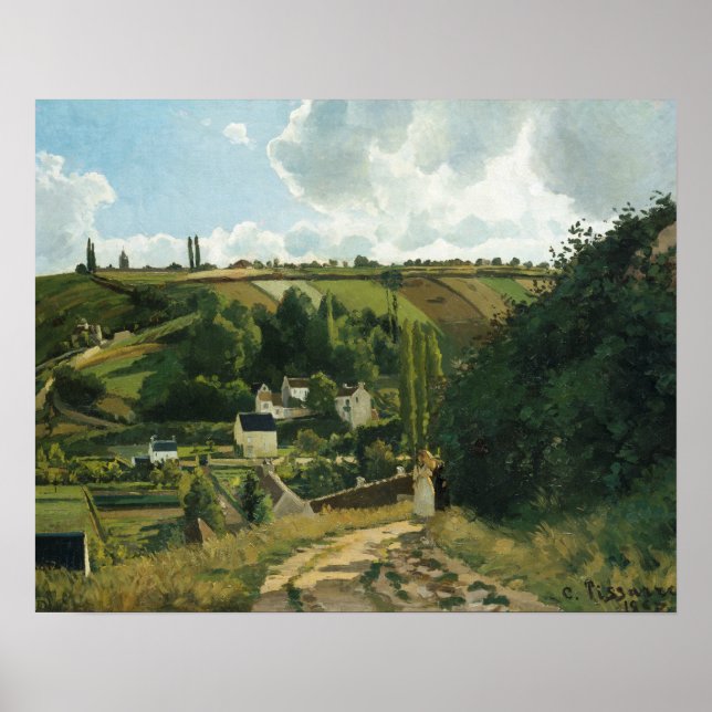 Camille Pissarro - Jalais Backe, Pontoise Poster (Framsidan)