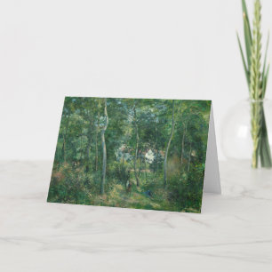 Camille Pissarro Kant i Skogen nära L'Hermitage Kort
