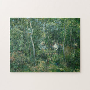 Camille Pissarro Kant i Skogen nära L'Hermitage Pussel