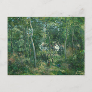 Camille Pissarro Kant i Skogen nära L'Hermitage Vykort