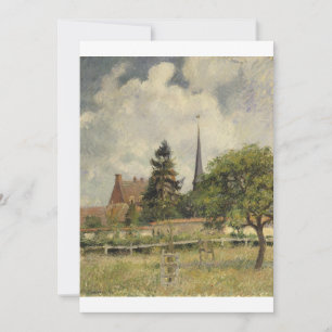 Camille Pissarro - kyrkan i Eragny Inbjudningar