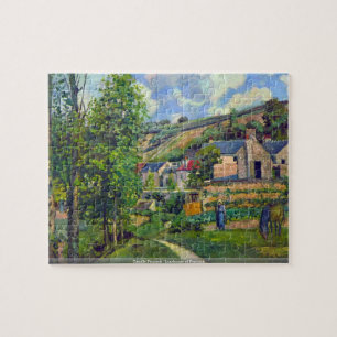 Camille Pissarro - landskap på det Pontoise pusse Pussel