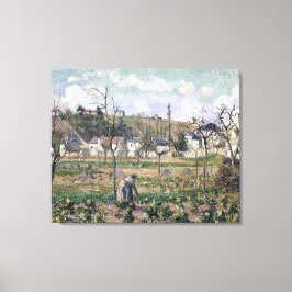 Camille Pissarro Maubuissons-trädgården Pontoise Canvastryck