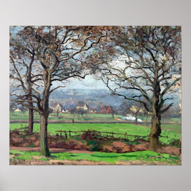 Camille Pissarro Near Sydenham Backe Poster (Framsidan)