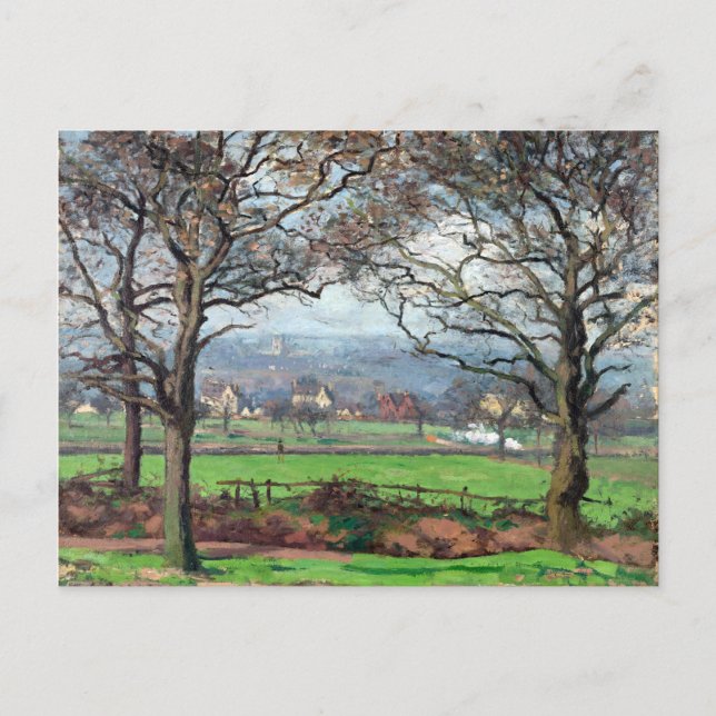 Camille Pissarro Near Sydenham Backe Vykort (Framsida)
