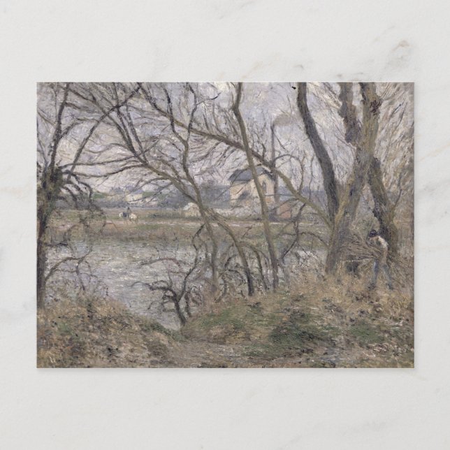 Camille Pissarro | Oise-Banker Vykort (Framsida)