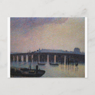 Camille Pissarro - Old Chelsea Bridge 1871 London Vykort