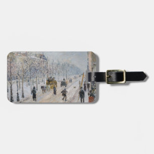 Camille Pissarro - Outer Boulevards, Snö Effect Bagagebricka