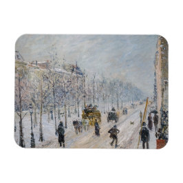 Camille Pissarro - Outer Boulevards, Snö Effect Magnet