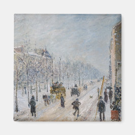 Camille Pissarro - Outer Boulevards, Snö Effect Magnet