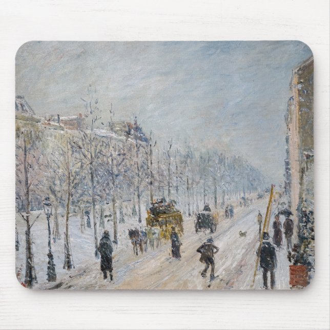 Camille Pissarro - Outer Boulevards, Snö Effect Musmatta (Framsidan)