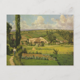 Camille Pissarro Paysage aux Patis, Pointoise Vykort
