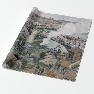 Camille Pissarro Pont Boieldieu in Rouen Painting Presentpapper
