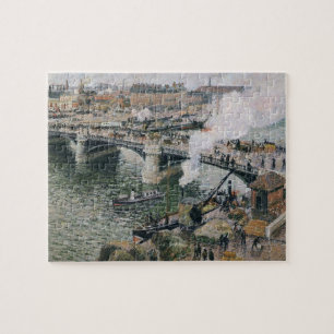 Camille Pissarro Pont Boieldieu in Rouen Painting Pussel