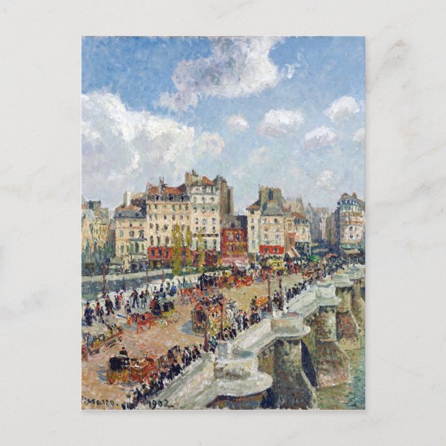 Camille Pissarro Pont-Neuf Vykort (Framsida)