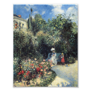 Camille Pissarro Pontoise Garden Fototryck