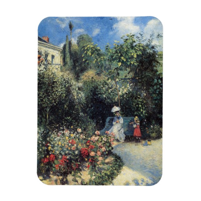 Camille Pissarro Pontoise Garden Magnet (Vertikal)
