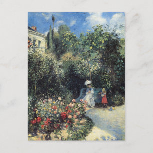 Camille Pissarro Pontoise Garden Vykort