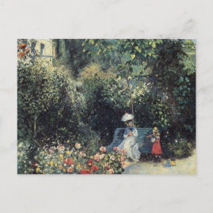 Camille Pissarro Pontoise Garden Vykort
