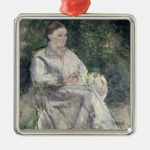 Camille Pissarro   porträtt av Julie Velay, Julgransprydnad Metall