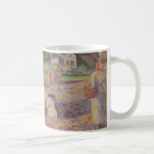 Camille Pissarro potatisskörden Kaffemugg