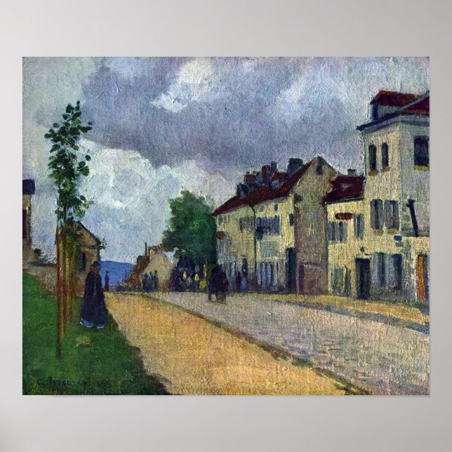 Camille Pissarro - Rue de Gisors Poster (Framsidan)
