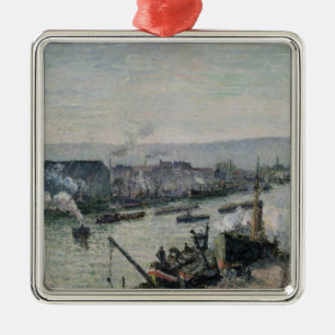 Camille Pissarro Sanktt-Avskiljer port, Rouen, Julgransprydnad Metall
