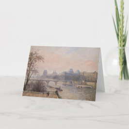 Camille Pissarro - Seine och Louvre Kort