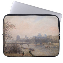 Camille Pissarro - Seine och Louvre Laptop Fodral
