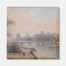 Camille Pissarro - Seine och Louvre Magnet