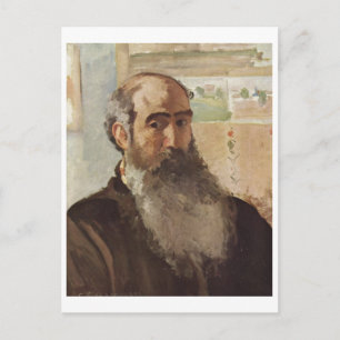 Camille Pissarro - Självporträtt 1873 selfportrait Vykort
