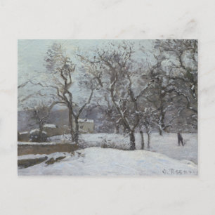 Camille Pissarro - Snö vid Louveciennes Vykort