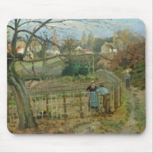 Camille Pissarro staket, 1872 (olja på kanfas) Musmatta
