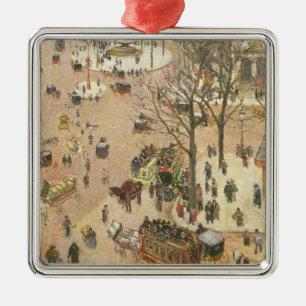 Camille Pissarro ställe du Theatre Francais, Julgransprydnad Metall