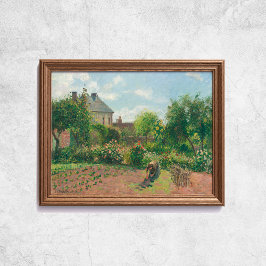 Camille Pissarro The Artists Garden at Eragny Art Poster