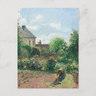 Camille Pissarro The Artists Garden at Eragny Vykort