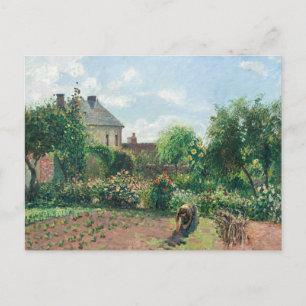 Camille Pissarro The Artists Garden at Eragny Vykort