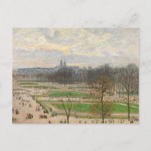 Camille Pissarro - Tuileriernas trädgård Vykort