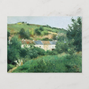 Camille Pissarro   Väg i byn 1875 Vykort