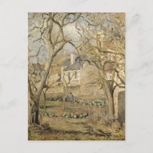 Camille Pissarro   Vegetabiliska trädgårdar, 1878 Vykort