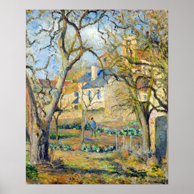 Camille Pissarro Vegetable Garden Poster (Framsidan)