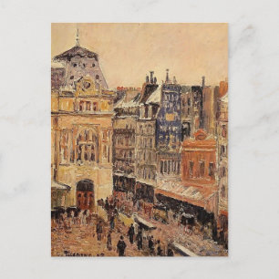 Camille Pissarro- View of Paris, Rue d'Amsterdam Vykort