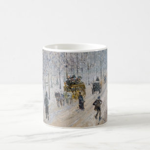 Camille Pissarro - Yttre boulevarder, Snöeffekt Kaffemugg