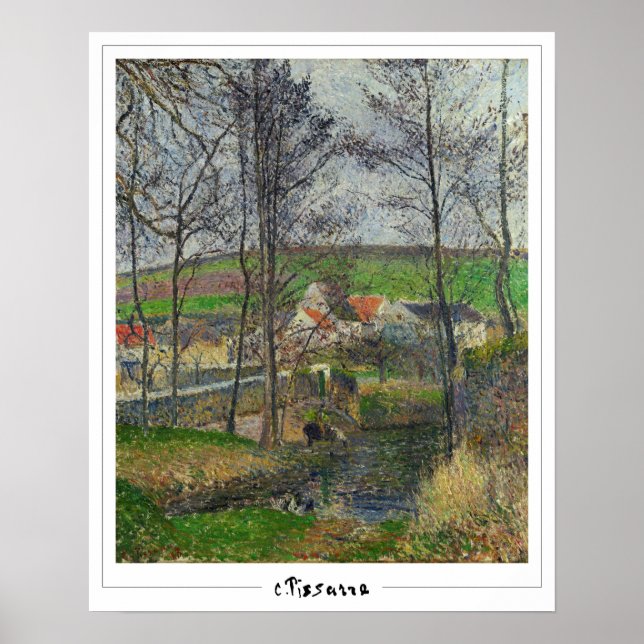 Camille Pissarro Zedign Art Poster #1 (Framsidan)