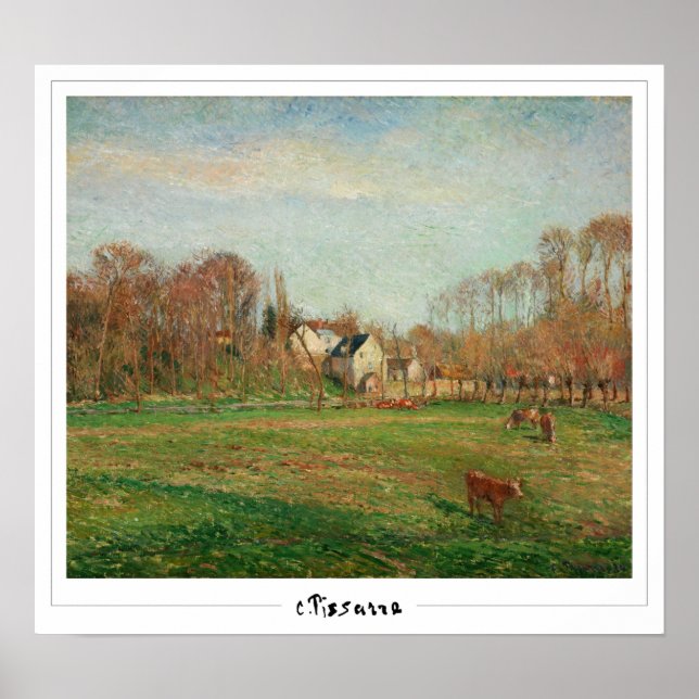 Camille Pissarro Zedign Art Poster #12-2 (Framsidan)