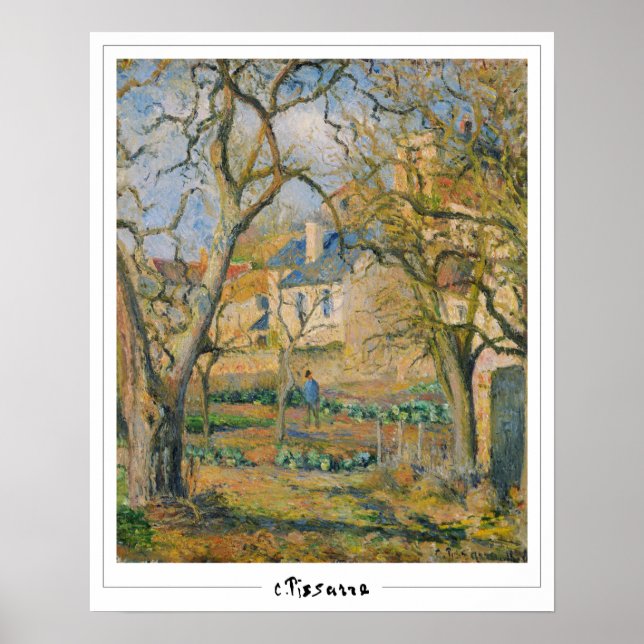 Camille Pissarro Zedign Art Poster #15 (Framsidan)